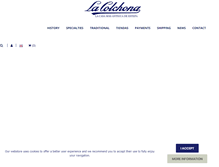 Tablet Screenshot of lacolchona.es